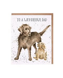 Wrendale Designs "Wonderful Dad" Labrador Card